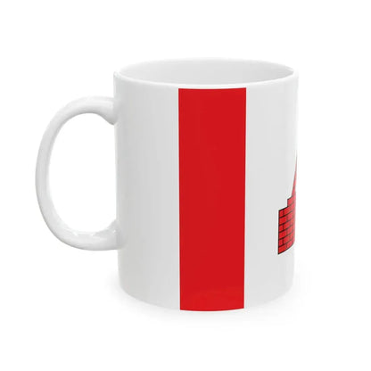 POL Aleksandrow Kujawski flag (Poland) White Coffee Mug - Go Mug Yourself