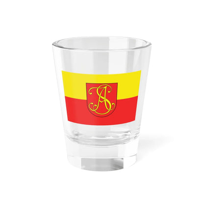 POL Andrychow flag (Poland) Shot Glass 1.5oz 1.5oz - Go Mug Yourself