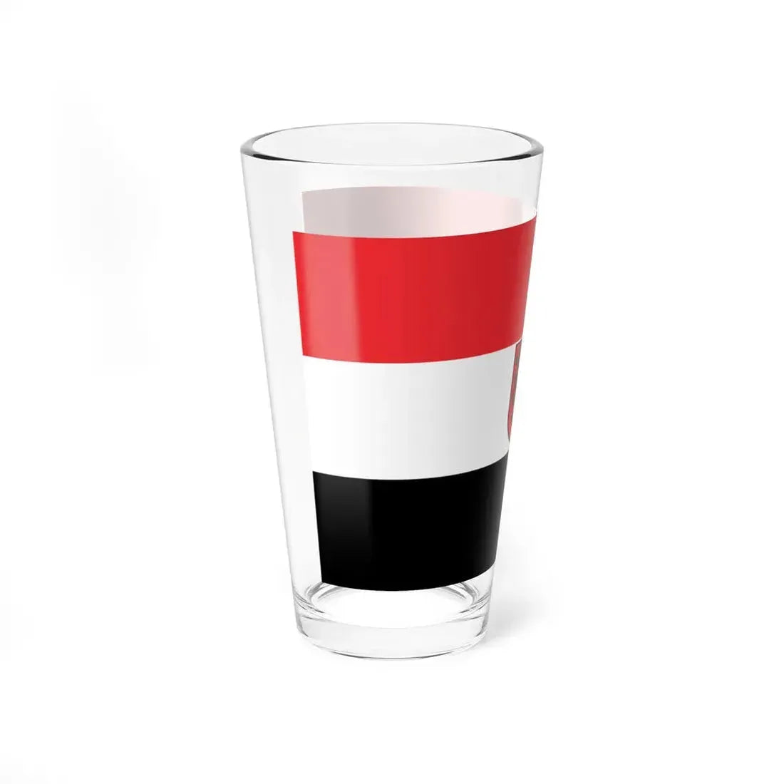 POL Łasin flag (Poland) Pint Glass 16oz - Go Mug Yourself