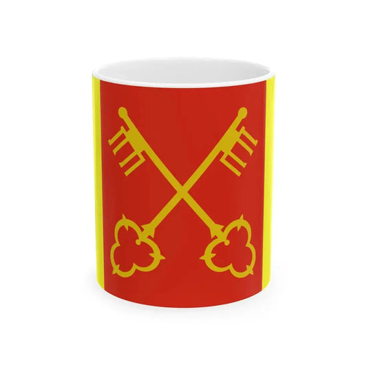 POL Babimost flag (Poland) White Coffee Mug 11oz - Go Mug Yourself