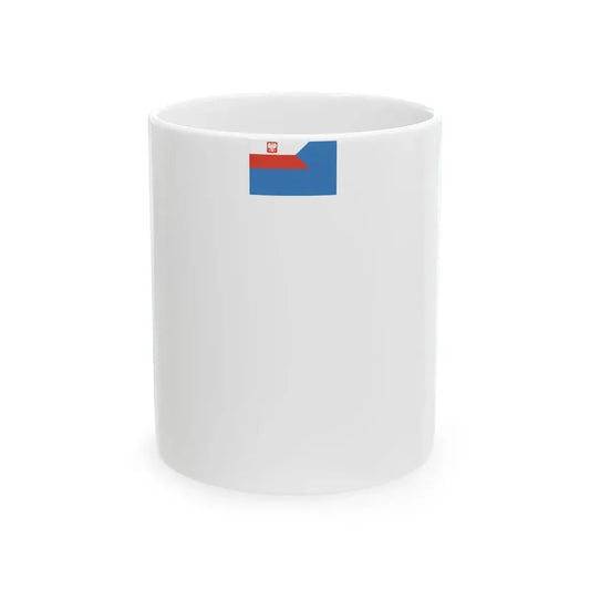 POL Bandera pjp PRL v1 (Poland) White Coffee Mug 11oz - Go Mug Yourself