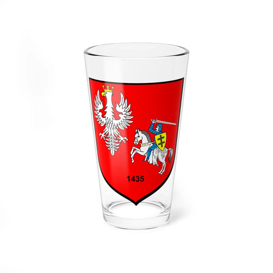 POL Błażowa COA (Belarus) (Coat of Arms) Pint Glass 16oz 16oz - Go Mug Yourself