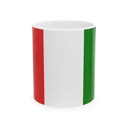 POL Barlinek flag (Poland) White Coffee Mug 11oz - Go Mug Yourself