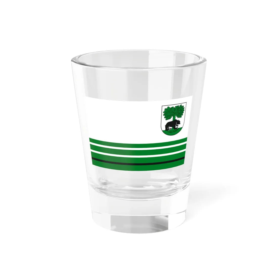 POL Barwice flag (Poland) Shot Glass 1.5oz 1.5oz - Go Mug Yourself
