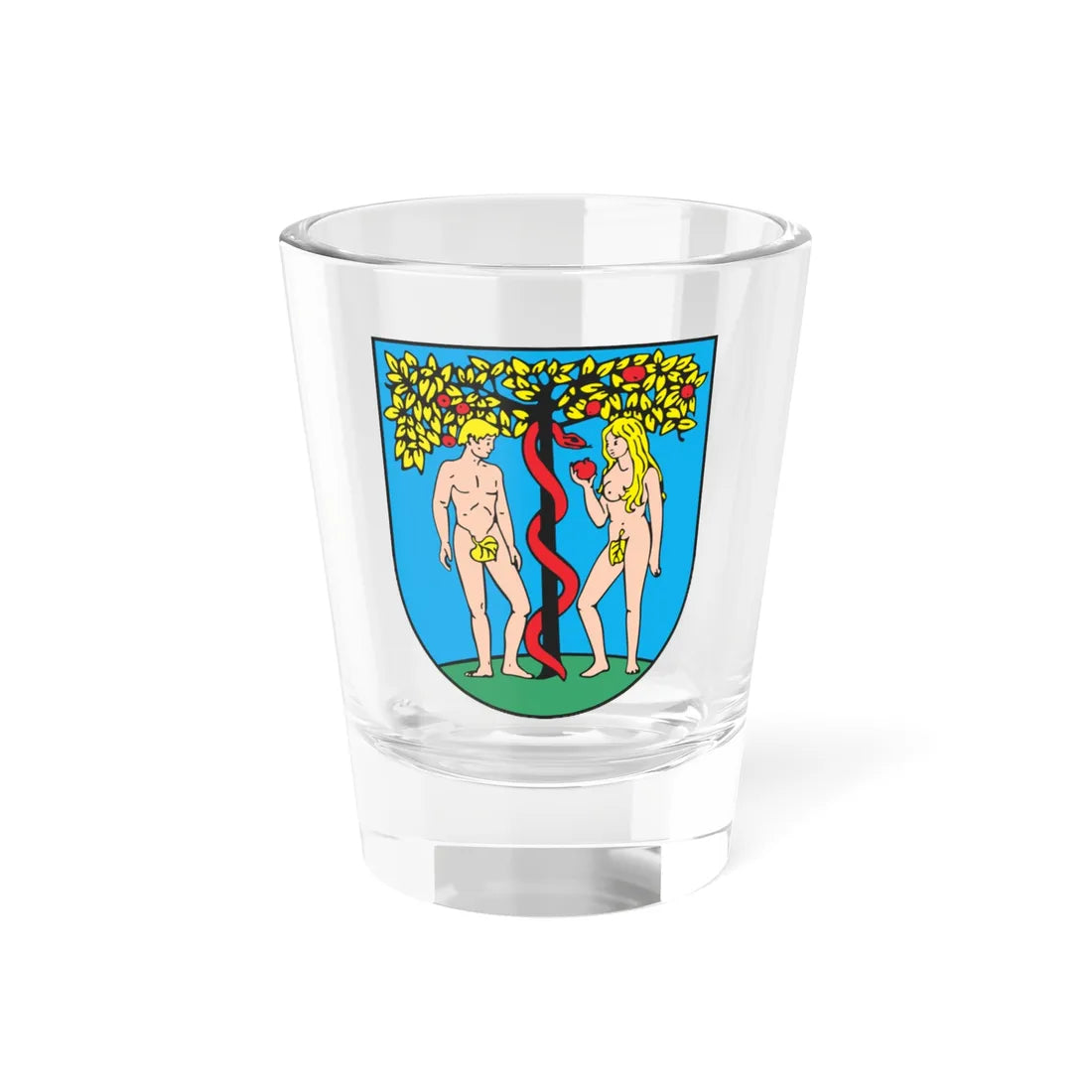 POL Bełchatów COA (Poland) (Coat of Arms) Shot Glass 1.5oz 1.5oz - Go Mug Yourself