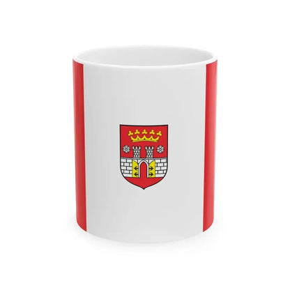POL Bedzin flag (Poland) White Coffee Mug 11oz - Go Mug Yourself