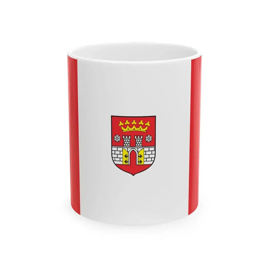 POL Bedzin flag (Poland) White Coffee Mug 11oz - Go Mug Yourself