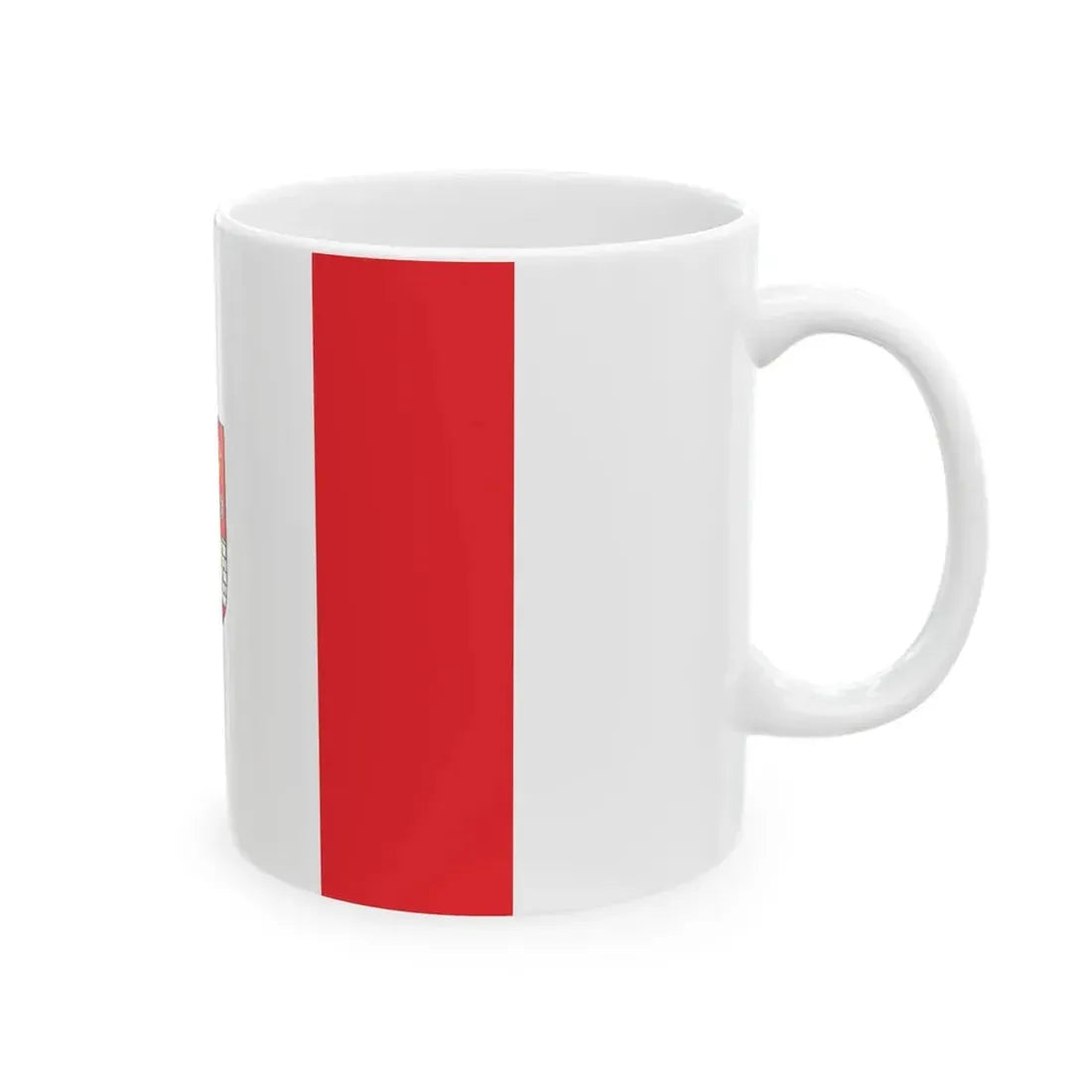 POL Bedzin flag (Poland) White Coffee Mug - Go Mug Yourself