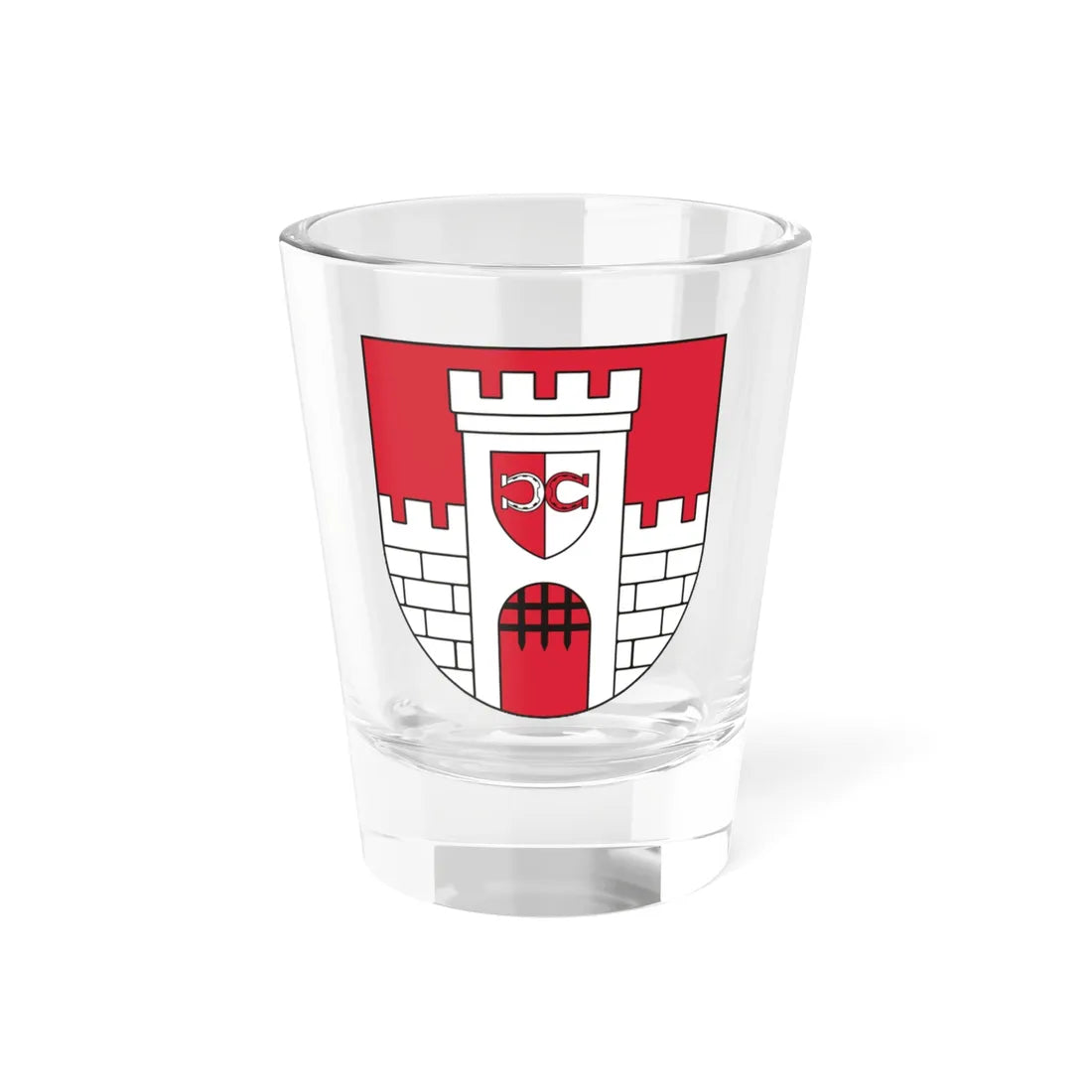POL Biała COA (Poland) (Coat of Arms) Shot Glass 1.5oz 1.5oz - Go Mug Yourself