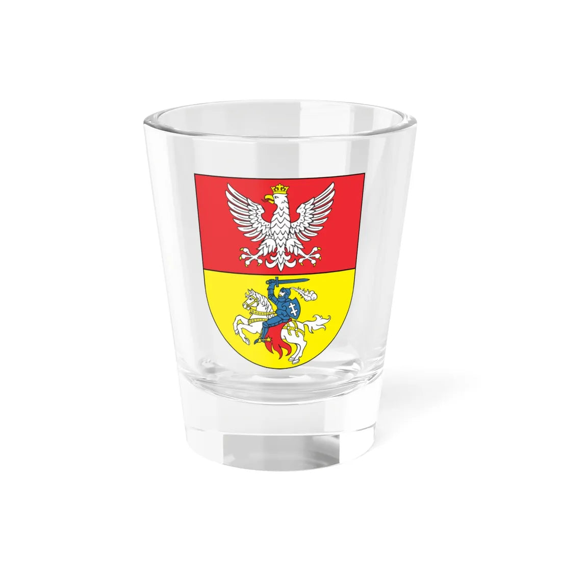 POL Białystok COA (Poland) (Coat of Arms) Shot Glass 1.5oz 1.5oz - Go Mug Yourself