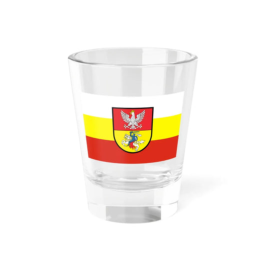 POL Białystok flag (Poland) Shot Glass 1.5oz 1.5oz - Go Mug Yourself