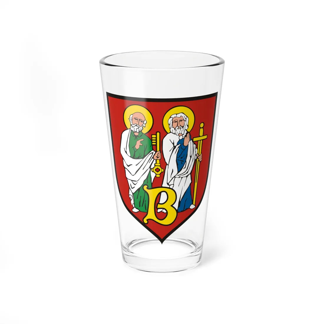 POL Biecz COA (Poland) (Coat of Arms) Pint Glass 16oz 16oz - Go Mug Yourself
