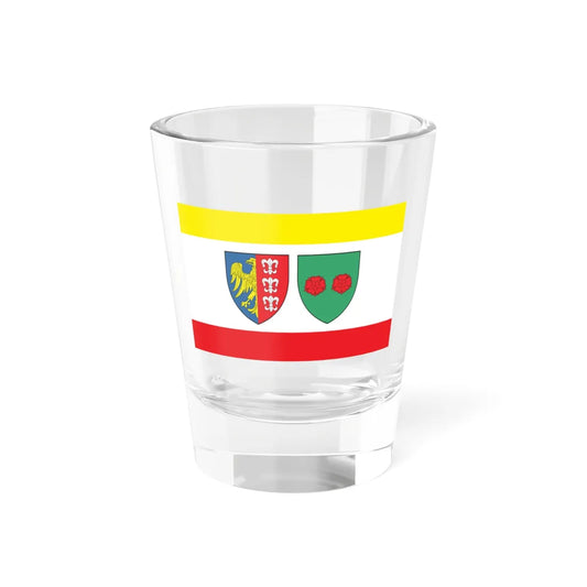 POL Bielsko Biała flag (Poland) Shot Glass 1.5oz 1.5oz - Go Mug Yourself