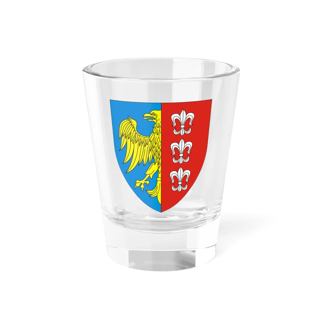 POL Bielsko COA (Poland) (Coat of Arms) Shot Glass 1.5oz 1.5oz - Go Mug Yourself