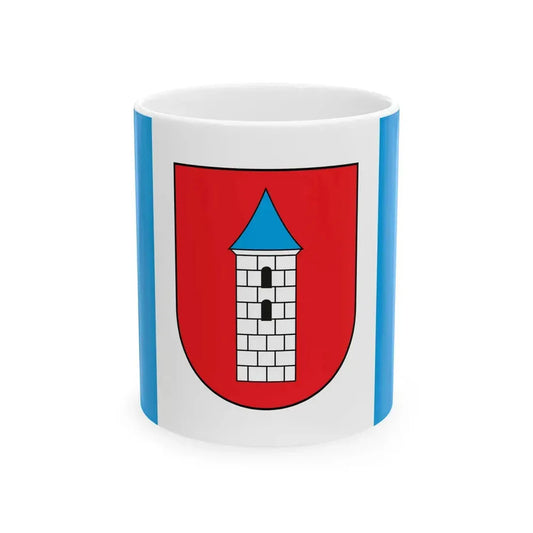 POL Biezun flag (Poland) White Coffee Mug 11oz - Go Mug Yourself