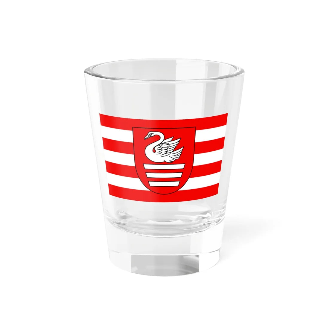 POL Biłgoraj flag (Poland) Shot Glass 1.5oz 1.5oz - Go Mug Yourself
