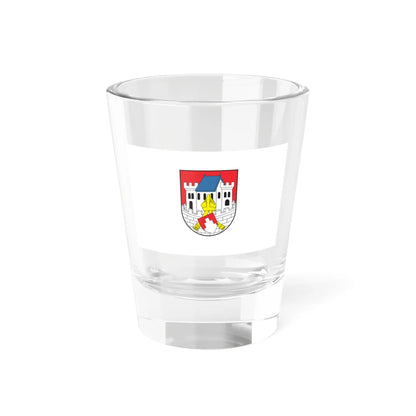 POL Biskupiec flag (Poland) Shot Glass 1.5oz 1.5oz - Go Mug Yourself