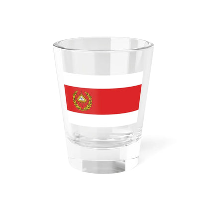 POL Boguchwała flag (Poland) Shot Glass 1.5oz - Go Mug Yourself