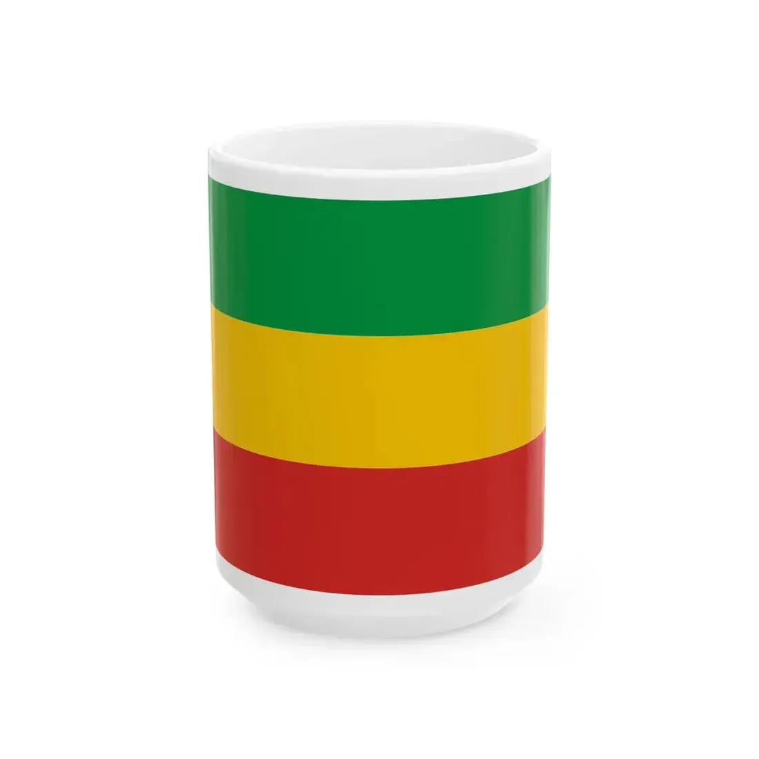 POL Boguszow-Gorce flag (Poland) White Coffee Mug 15oz - Go Mug Yourself
