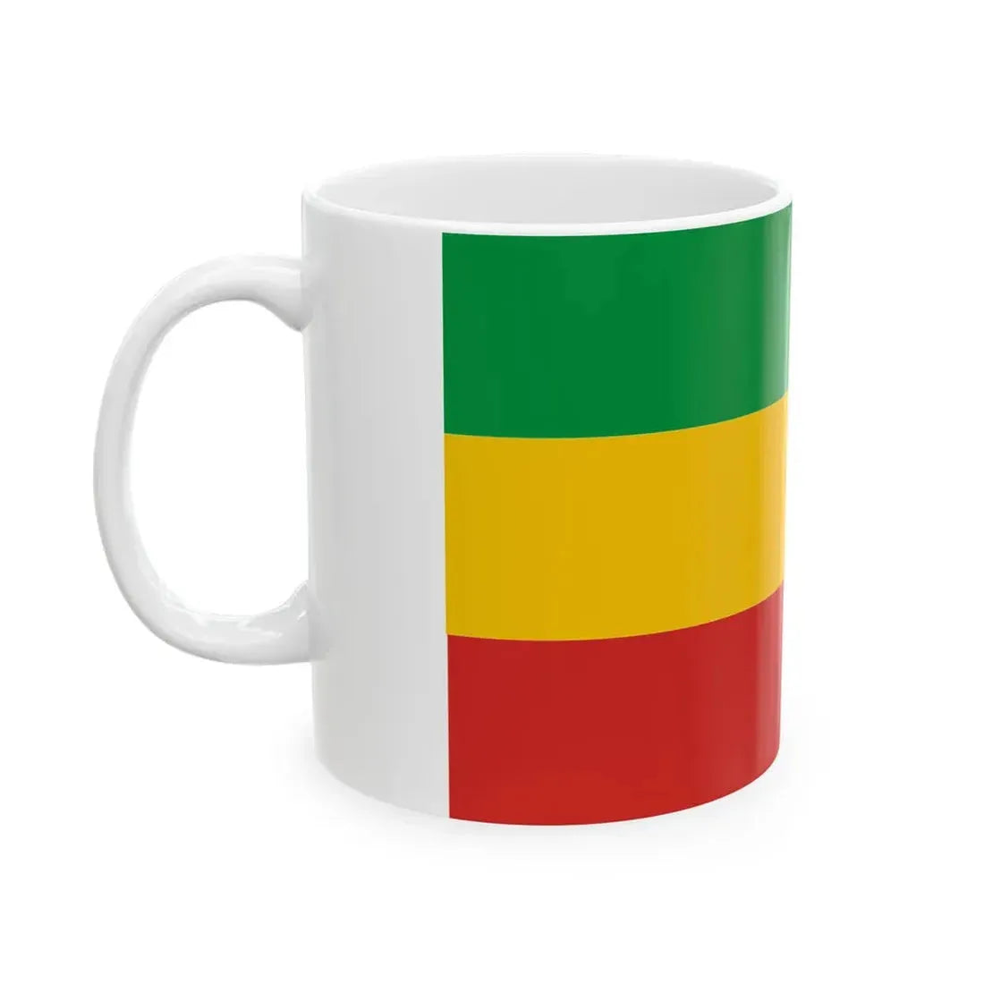 POL Boguszow-Gorce flag (Poland) White Coffee Mug - Go Mug Yourself