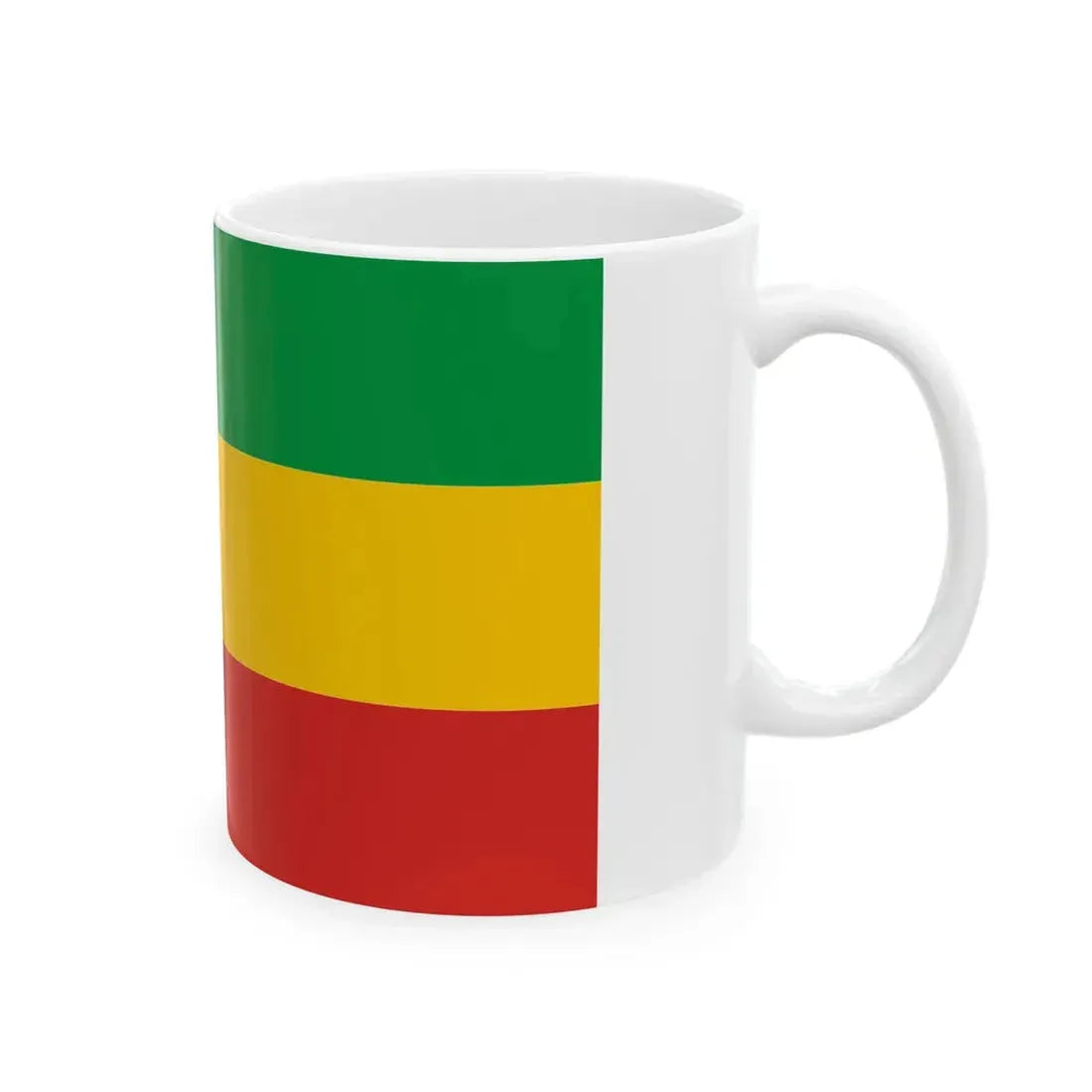 POL Boguszow-Gorce flag (Poland) White Coffee Mug - Go Mug Yourself