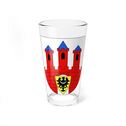 POL Bolesławiec COA (Poland) (Coat of Arms) Pint Glass 16oz 16oz - Go Mug Yourself