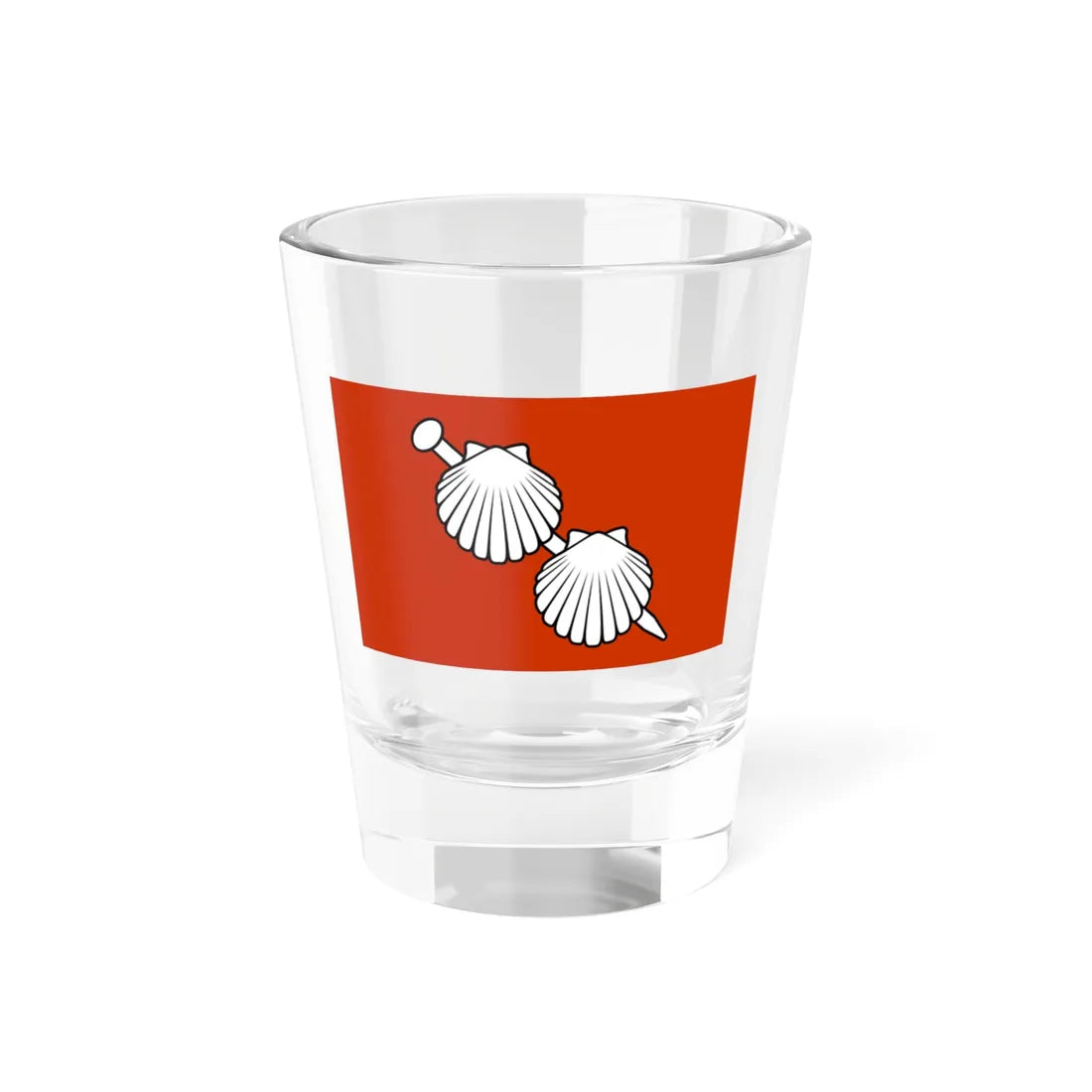 POL Bolimow flag (Poland) Shot Glass 1.5oz 1.5oz - Go Mug Yourself