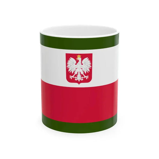 POL Border Guard flag (Poland) White Coffee Mug 11oz - Go Mug Yourself