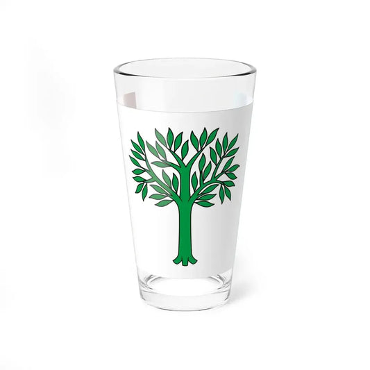 POL Braniewo flag (Poland) Pint Glass 16oz 16oz - Go Mug Yourself