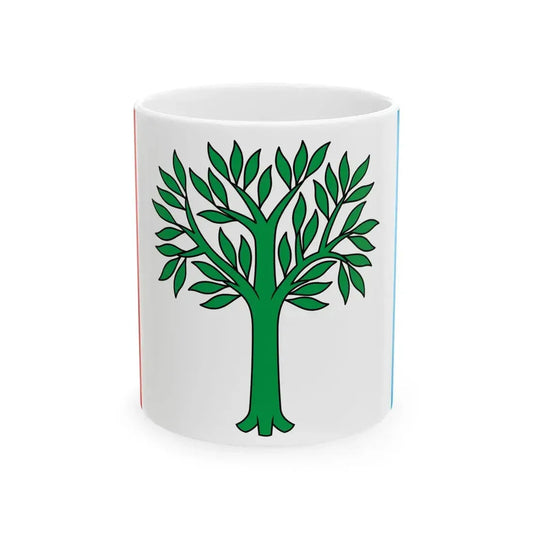 POL Braniewo flag (Poland) White Coffee Mug 11oz - Go Mug Yourself