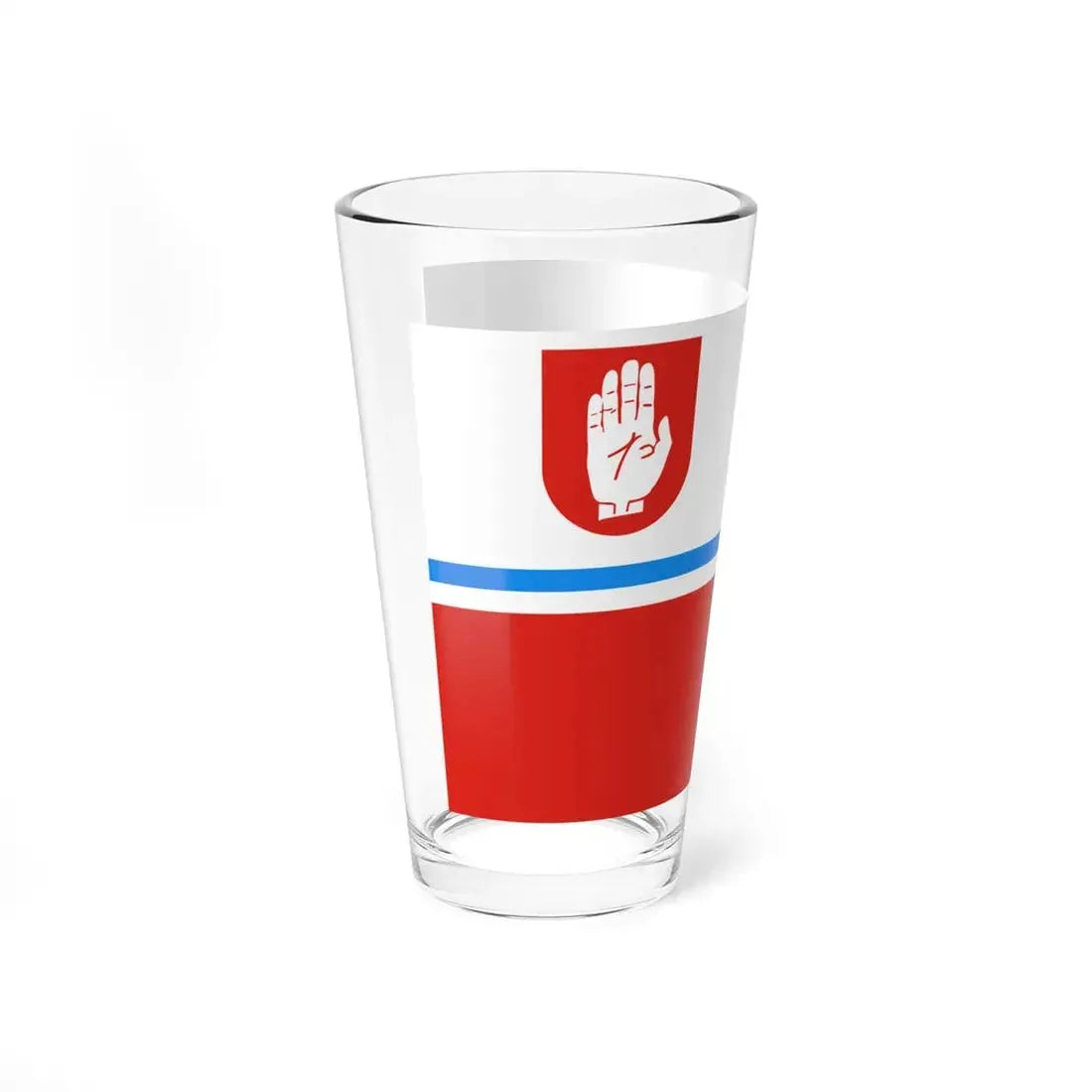 POL Brodnica flag (Poland) Pint Glass 16oz - Go Mug Yourself