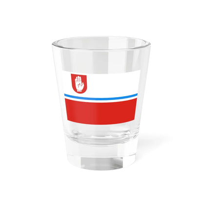 POL Brodnica flag (Poland) Shot Glass 1.5oz 1.5oz - Go Mug Yourself