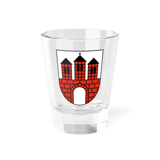 POL Brzeziny COA (Poland) (Coat of Arms) Shot Glass 1.5oz 1.5oz - Go Mug Yourself