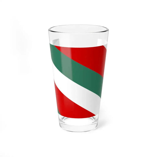 POL Brzeziny flag (Poland) Pint Glass 16oz 16oz - Go Mug Yourself