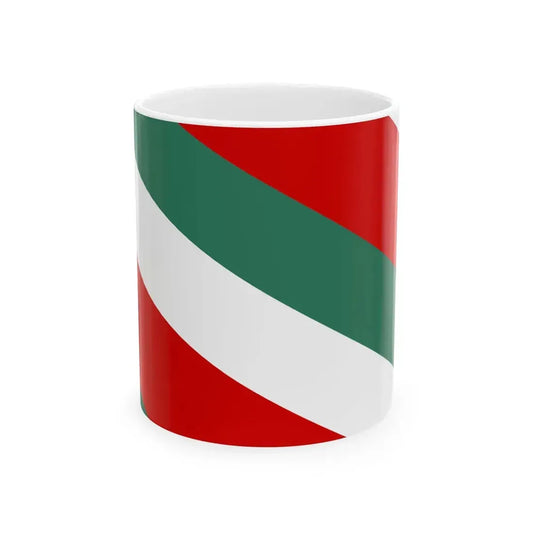 POL Brzeziny flag (Poland) White Coffee Mug 11oz - Go Mug Yourself
