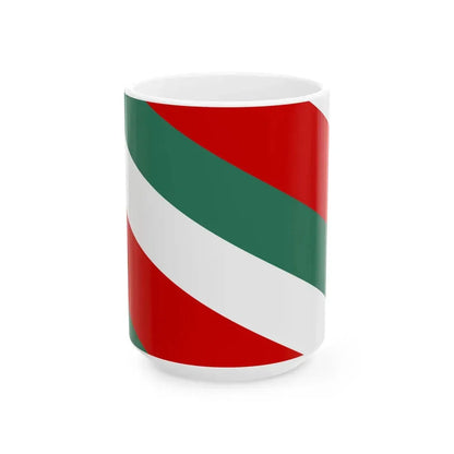 POL Brzeziny flag (Poland) White Coffee Mug 15oz - Go Mug Yourself