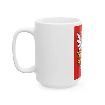 POL Budzyn flag (Poland) White Coffee Mug - Go Mug Yourself