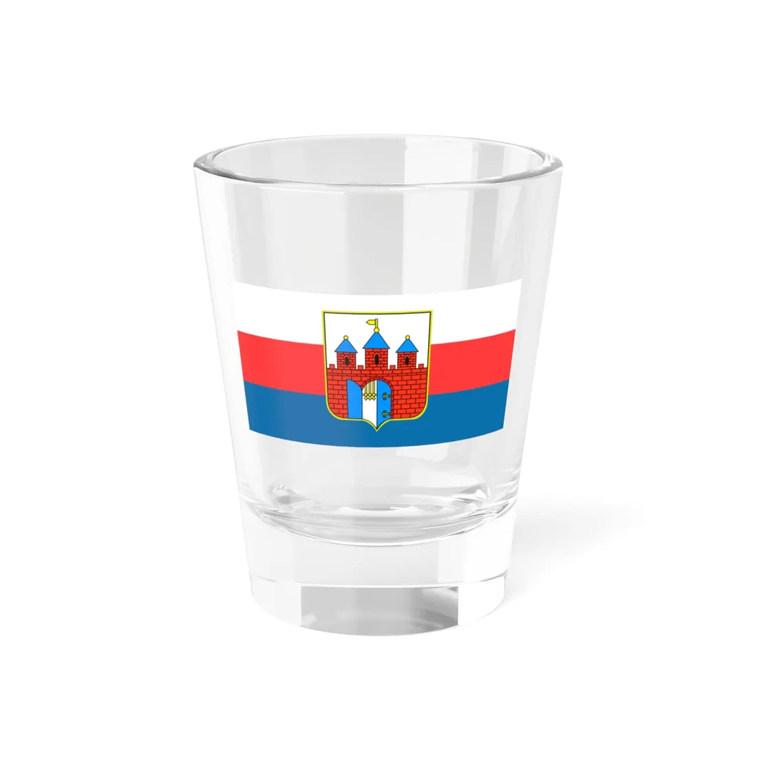 POL Bydgoszcz flag (Poland) Shot Glass 1.5oz 1.5oz - Go Mug Yourself