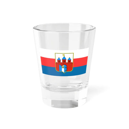 POL Bydgoszcz flag (Poland) Shot Glass 1.5oz 1.5oz - Go Mug Yourself