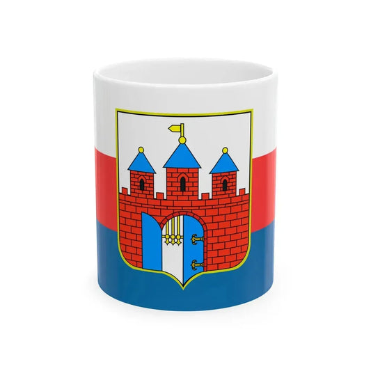 POL Bydgoszcz flag (Poland) White Coffee Mug 11oz - Go Mug Yourself