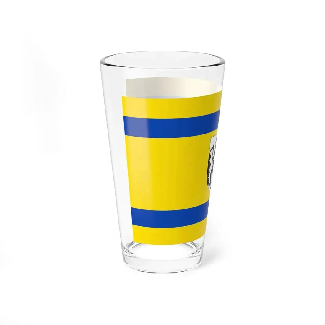 POL Bytom flag (Poland) Pint Glass 16oz - Go Mug Yourself