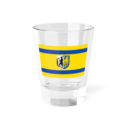 POL Bytom flag (Poland) Shot Glass 1.5oz 1.5oz - Go Mug Yourself