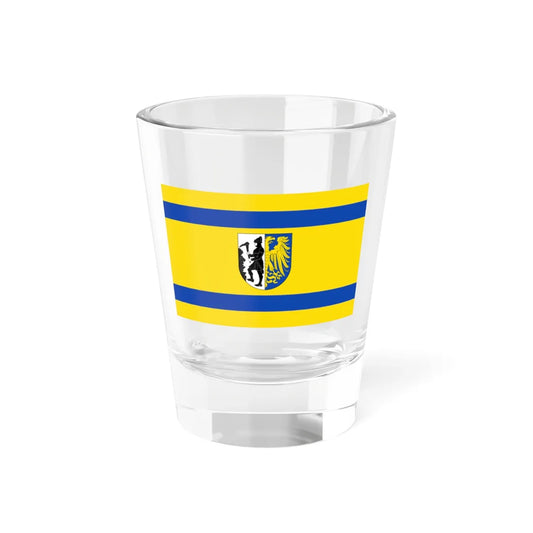 POL Bytom flag (Poland) Shot Glass 1.5oz 1.5oz - Go Mug Yourself