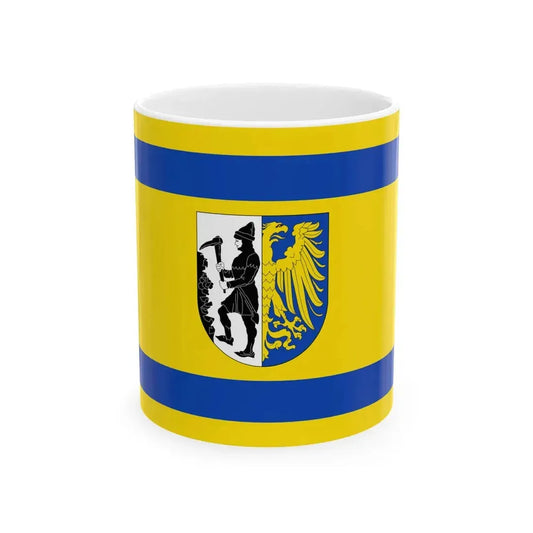 POL Bytom flag (Poland) White Coffee Mug 11oz - Go Mug Yourself
