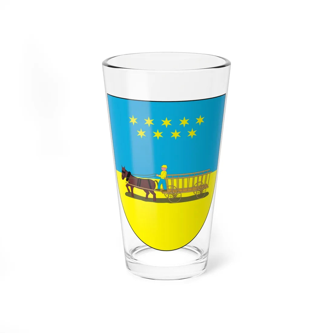 POL Bytom-Miechowice COA (Poland) (Coat of Arms) Pint Glass 16oz 16oz - Go Mug Yourself