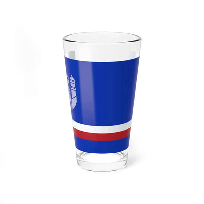 POL Bytow flag (Poland) Pint Glass 16oz 16oz - Go Mug Yourself