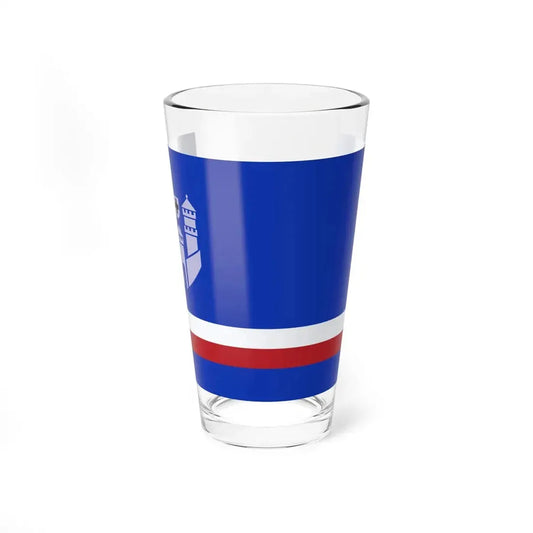 POL Bytow flag (Poland) Pint Glass 16oz 16oz - Go Mug Yourself