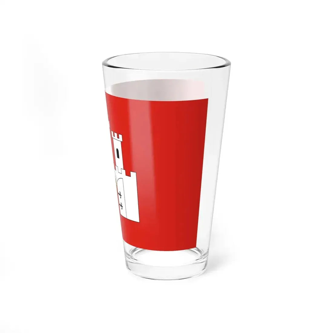 POL Checiny flag (Poland) Pint Glass 16oz - Go Mug Yourself