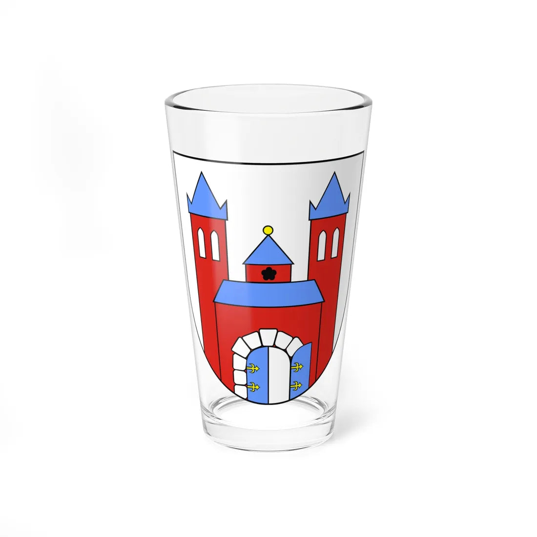 POL Chełmża COA (Poland) (Coat of Arms) Pint Glass 16oz 16oz - Go Mug Yourself