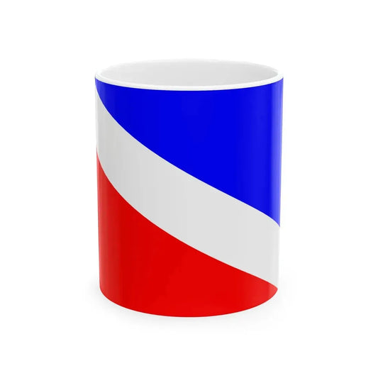 POL Chocianow flag (Poland) White Coffee Mug 11oz - Go Mug Yourself